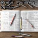 Mr. Pen- Christian Pen Set, 50 Pack, Black Ink, Gradient Ombre, Bible Verse Pens Bulk, Ballpoint No Bleed Through