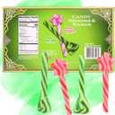 Wicked Candy Cane Brooms and Wands, Sweet and Sour Flavored Stirring Sticks, Christmas Stocking Stuffer Treats, 8 Count, 3.38 Ounces (Pack of 2) (EXP 06/17/27)