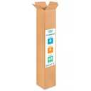 Tall Moving & Shipping Boxes 8 x 8 x 48 inches (5-Pack) - Extra Strength 200 lb vs Regular - USA-Made Corrugated Durable Moving Boxes - Packing and Moving Box for Delivery by IDL Packaging