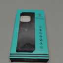 ONES for iPhone 13 Pro PU Leather Case 『 Four Corner Airbags 』『 Anti-Fingerprint 』『 TPU Bumper Non-Slip 』『Wireless Charging』 Sturdy Impact Absorb Shockproof Hard Cover - Black Pack of 2