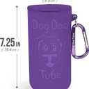 Dog Doo Tube Filled Dog Waste Bag Holders - Reusable Dog Poop Bag Tubes Designed to Keep in Odors and Germs