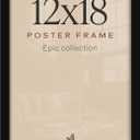 Americanflat 12x18 Poster Frame, Black