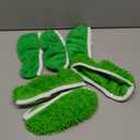 6-Pack Reusable Microfiber Mop Pads Compatible with Swiffer Sweeper, Dry & Wet Sweeping Cloths - Washable Wet Pads Refill for Multi-Surface/Hardwood Floor Cleaning (Green)