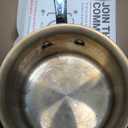 All-Clad D3 3-Ply Stainless Steel Butter Warmer 0.5 Quart Induction Oven Broiler Safe 600F Pots and Pans, Cookware, Sauce Pan Silver, 1/2-Quart