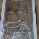 Giikin Kitchen Countertop Organizer, Set of 2 Kitchen Counter Shelf, Spice Rack Riser Shelf for Cabinet Desk Counter (7.8" D x 15.7" W x 18.8" H, Rustic Brown)