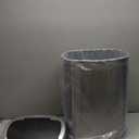 HCB Trash Can Automatic Waste Bin Mute Metal Garbage Can with Lid Stainless Steel 13 Gallon 50 Liter for Kitchen | Office | Bedroom | Bathroom | Living Room, 11 x 16 x 23