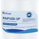 Fil-fresh CC150 Pool Filter Cartridges Compatible with Pentair Clean & Clear 150, Replacement for Pleatco PAP150, Pentair R173216, Unicel C-9415, 150 sq.ft