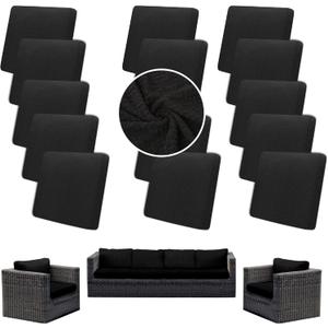 Outdoor Cushion Covers Set,14PCS Patio Furniture Couch Seat Slipcovers, Replacement for Sofa Sectional Chair(CoverOnly)