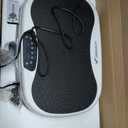 MERACH Vibration Plate Exercise Machine, Vibration Plate for Lymphatic Drainage Weight Loss, Vibrating Plate Exercise Machine with Handrails, Exercise Equipment for Women Men Home (White)