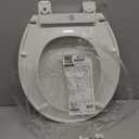 KOHLER 20111-0 Brevia, Slow Close Toilet Seat, Round Toilet Seat, Grip-Tight Bumpers Quick-Attach Hardware, White