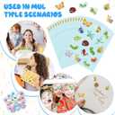 2 x 15 Pcs Cute Spring Insect Stickers, Waterproof and Reusable Butterfly, Bee, Snail Bug Stickers for Kids, School Family Reward Birthday Party Favors Notebook Laptop Invitations Envelope Decor