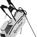 TaylorMade Pro Stand Bag, Lightweight, Ideal for Carrying or Push Cart (White)