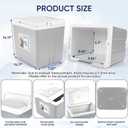 11Qt 19Qt Insulated Portable Cooler Leak-Proof Ice Chest Lunch Box Hard Coolers with Extra Ice Pack for BBQ, Camping, Pincnic