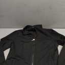 Trendy Queen Womens Lightweight Zip Up Jackets 2026 Athletic Workout Hoodies Spring Shirt Fitted Gym Clothes with Pocket (X-Large, Black)