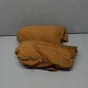 Smiry Waterproof Patio Cushion Covers, Stretch Outdoor Couch Slipcovers Replacement Washable Furniture Protector Sofa Chair Seat Cover for Dogs and Pets (14 Pcs, Camel)