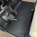 Golf Cart Floor Liner Mat Full Coverage Custom Fit for Yamaha Drive 2 Models Only (2017 2018 2019 2020 2021 2022 2023 2024 2025 2026 & UP) & UMAX Rally Black