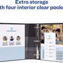 Avery Heavy-Duty View Binder with 1.5" One Touch EZD Ring, Black, 1 Binder (79695)