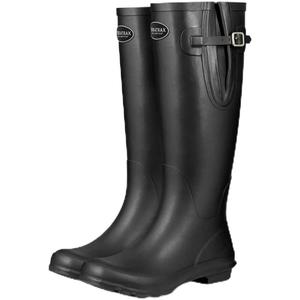 Women's Rain Boots, 100% Natural Rubber, Wide Calf Fit | Not PVC — stays crack-free in freezing temps. 16.2" shaft, adjustable calf up to 20.3". All-season Size 7