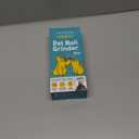 LuckyTail Pet Nail Grinder for Dogs and Cats - Super Quiet and Low Vibration Electric Dog Nail Grinder with 2 LED Lights - USB Rechargeable and Cordless - 2 Speeds - Small to Large Pets (White)