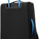 High Sierra Hi-Life 22-Inch Carry-On Wheeled Duffle - Features Smooth Rolling Wheels, WetPak Pockets, Stack-It Strap, Adjustable Handle, Fleece Pocket, Padded Laptop Sleeve, Expandable - Black/Blue