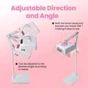 UV Light for Feet, Only Bracket for Foot UV Light, Pedicure Lamp with Stand Adjustable Directionand and Angle, Lamp and Stand Can Be Separated, Foot Floor Lamp for Gel Nails (Only Bracket)