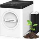 3L Electric Composter for Kitchen, Countertop Compost bin, One Touch Smart Model Handle Kitchen Waste, with Triple Grinding Blade, Carbon Filter, Auto-Cleaning, LED Touch Screen