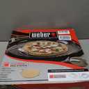 Weber Gourmet BBQ System Pizza Stone with Carry Rack,16.7" Long
