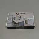 Asidrama 10 Pack Brushed Satin Nickel Kitchen Cabinet Knobs Cabinet Hardware Zinc Knobs for Dresser Drawers (Single Hole)