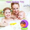 Fansteck Bubble Machine for Kids, Automatic Bubble Maker, Durable and Portable Automatic 3000+ Bubble Machine for Christmas, Parties, Suitable for Indoor and Outdoor | Purple