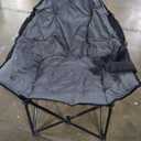 REALEAD Oversized Heated Camping Chair | Fully Thick Padded | Heated Chairs for Outdoor Sports with Back and Seat Heating | Heated Folding Chair for Adults | Support 400lbs | Battery NOT Included