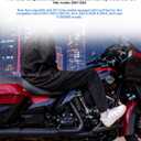 Mid Frame Air Deflector for Harley Touring,Heat Shields Mid-Frame Air Deflector Compatible for Harley Street Glide Road Glide Road King Electra Glide 2009-2023 Accessories (Vivid Black)