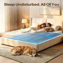 King Size Bunkie Board 76x80'' - Breathable Hollow-Core Bed Support, Noise Minimizing & Moisture Resistant Oxford Fabric, Low Profile Bed Board for King Size Platform & Slatted Frames, Grey