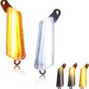 Front Signal/Corner Light Compatible with 2014 2015 2016 Scion tC, [DOT Certified] [2 in 1 Design] Amber LED Sequential Turn Signal Marker Light & White DRL, 2 PCS, Clear Lens