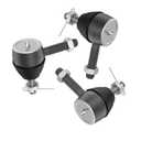 Ball Joint Kit,Set of (3) Tie Rod End with grease fitting Fits for Club Car DS Golf Carts (1976-2008)