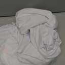 VEVOR 12 PCS White Folding Chair Covers, Kitchen Chairs Cover, Universal Washable Slipcovers Protector, Removable Chair Seat Covers, for Wedding Party Dining Room Banquet Event