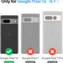 Antsturdy Compatible with Google Pixel 7a Case Wallet with Card Holder Women Men Phone Case RFID Blocking PU Leather Kickstand Flip Protective Cover Wrist Strap Zipper Credit Card Slots,Dark Blue