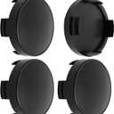 2.15Inch 55MM Wheel Center Caps for Ford Edge Escape Focus Fusion Rim Hub Caps 6M21 1003 AA, Pack of 4 (Matte Black, Outer 55MM, Inner 51MM, Easy DIY Installation)