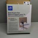 Medline Bed Assist Bar with Storage Pocket, Height Adjustable Bed Rail for Elderly Adults, Assistance for Getting In and Out of Bed at Home