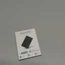 Wallet Tracker Card (iOS Only) - 0.07in Slim, Work with Apple Find My, Bluetooth Tracker Smart Tracking Card Wallet Finder, IP68 Waterproof, Item Locator for Luggage Tags, Passports, Purse (1 pack, Dark Black)