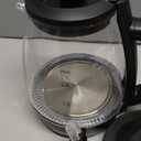 Chefman 1.7-Liter Electric Tea Kettle w/ Borosilicate Glass and Automatic Shutoff - Black