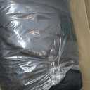 Jyanl Women Long Winter Puffer Coat Quilted Jacket Winter Warm Hooded Maxi Length Parka Padded Down Zip Thick Outerwear with Side Zipper Slits (Navy Blue, XXL)