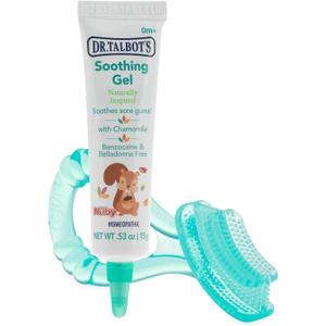 Dr. Talbot's Soothing Gel for Sore Gums with Silicone Massaging Toothbrush - 2-Piece Set