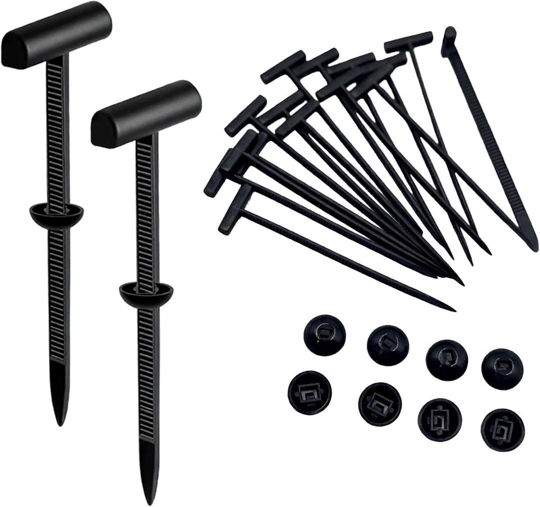 50 PCS Universal Nylon Cable Tie Buckle for Car,Heavy Duty Self-Locking Zip Ties Holder with Pin & Button Design,Self-Locking Ties Holder,Bumper Retainer Clips Car Rivets Fasteners for Auto Repairing, 4 Pack 