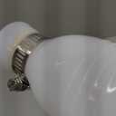 Powder Duster, Large Diatomaceous Earth Bulb Duster Applicator with Long Copper Tube Garden Puffer Duster for Multi Purpose Indoor and Outdoor Use (White)