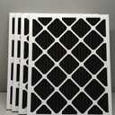 Nordic Pure 20x25x1 (Actual Size: 19 1/2 x 24 1/2 x 3/4) Furnace Air Filters MERV 12 Pleated Plus Carbon 4 Pack