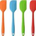 Silicone Spatulas, 11 inch Rubber Spatula Heat Resistant Seamless One Piece Design Non-Stick Flexible Scrapers Baking Mixing Tool (4 Piece)