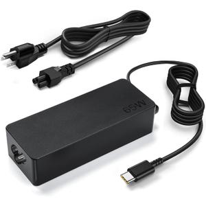 65W USB-C Charger for Lenovo ideapad Yoga C930-13IKB Yoga C930-13IKB Glass Laptop Power Supply Adapter Cord