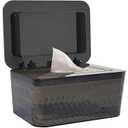 Wet Baby Wipes Dispenser - Large Capacity Wipe Holder Seal-Designed Dust-Proof Wet Wipes Container Keep Diaper Wipes Fresh (1 Pack Large, Brown)