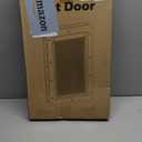 3-Flap Dog Door, Large Doggy Door, Doggie Door for Install in Interior and Exterior Doors or Wall, Insulation Layer, 2 Magnetic Flaps, Closing Panel, Never Rust, for Pet Up to 100lb (Large) (White)
