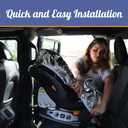 Car Seat Sun Shade Cover - Keep Your Baby's Carseat at a Cooler Temperature - Covers and Blocks Out Heat & Sun - Protection from UV Sunlight - Mommy's Helper